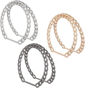 PH Pandahall Pcs Chain Bag Handle Colors Metal <b>Purse</b> Handles Handbag Semicircle Handbag Handle PU Leather <b>Purse</b> Handles Replacem - Product Image 1