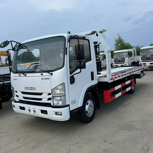 Alta calidad 4 toneladas 5 toneladas camión de auxilio de cama plana camión de remolque Rollback Road Wrecker con barato para la <span class=keywords><strong>venta</strong></span> - Product Image 5