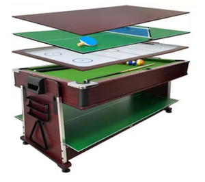 <span class=keywords><strong>Table</strong></span> <span class=keywords><strong>de</strong></span> jeu multifonctionnelle rotative 4 en 1 <span class=keywords><strong>de</strong></span> 7 pieds, nouvelle mode, avec billard/<span class=keywords><strong>hockey</strong></span> sur air/tennis/<span class=keywords><strong>table</strong></span> à manger - Product Image 5