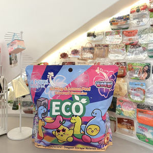 กระเป๋าซิปพลาสติกขนาดใหญ่แบบพับเก็บได้พิมพ์ลายได้เป็นมิตรกับสิ่งแวดล้อม - Product Image 1