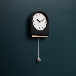 Arched <b>Wall</b> <b>Clock</b> Battery Powered Single Face Living Room Modern <b>Design</b> - Product Image 2
