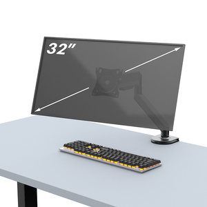 Nuevo Soporte de Monitor Individual con Resorte de Gas de 12 Pulgadas, Acero Laminado en Frío, Inclinación +80/-50, Giro de 180°, Brazo Oscilante para Monitor LCD - Product Image 2