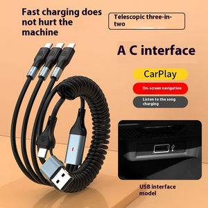 PD65W <span class=keywords><strong>cavo</strong></span> retrattile due in uno 30W per <span class=keywords><strong>cavo</strong></span> dati <span class=keywords><strong>Apple</strong></span> per computer <span class=keywords><strong>iPhone</strong></span> e TPE per proiezione schermo auto - Product Image 2