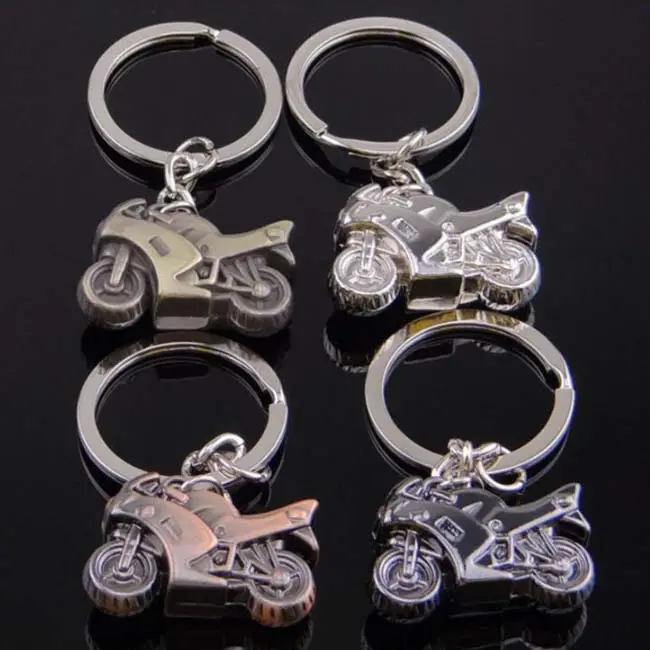 Wholesale Custom Metal Antique Old 3D Modeling Car Full Stereo Motorcycle Keychain
