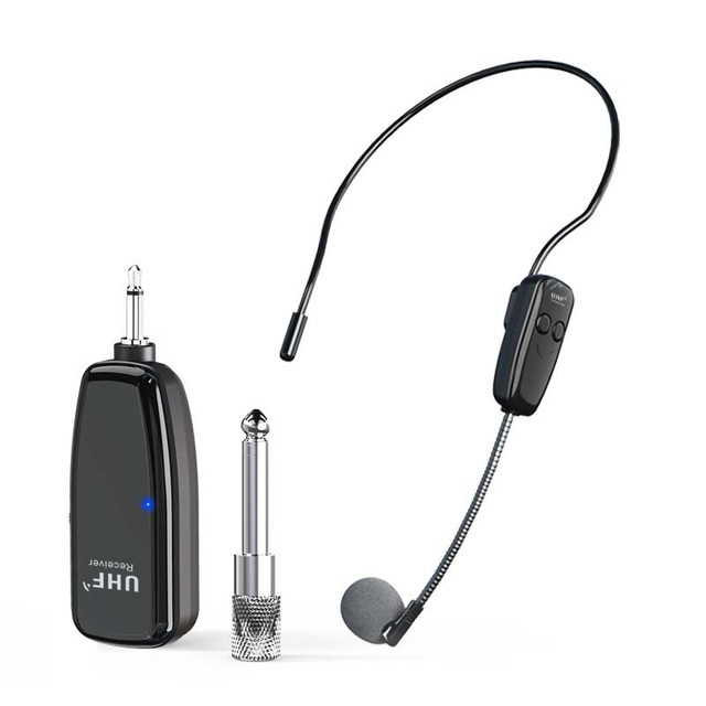 2024 HG Long Range Wireless Microphone, Wireless Headset Mic System,Fitness Microphone Headset for Speakers