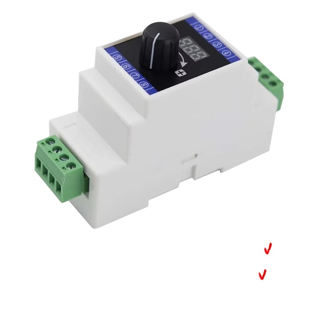 Digital Voltage Signal Generator RS485 ModBus Communication DIN-Rail Mounting DC 12-28V 24V AC 85-264V 110V 220V to 0-10V 0-5V