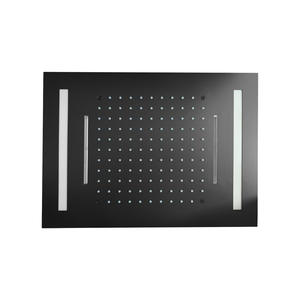 Cabezal de Ducha de Lluvia LED de Siete Colores DISSI Sindi, Cascada Doble, Acero Inoxidable, Ducha Superior para Baño con Iluminación - Product Image 3