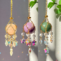 Décoration en Améthyste Naturelle, Boule de Cristal de Quartz Rose, Attrape-Soleil, Décoration Murale, Décoration de Fenêtre, Décoration de Jardin, Décoration de Voiture, Accessoires