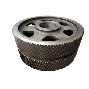 ล้อเฟืองก้างปลาทำจากเหล็กขนาดใหญ่สำหรับงานหล่อเหล็กสำหรับงานหนัก - Product Image 2