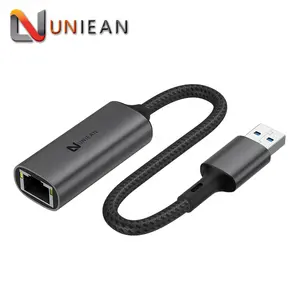 Gigabit Ethernet Network Usb3.0 to RJ45 Adapter Cable Converter Supporting 10/100/1000 Mbps Laptop Accessories