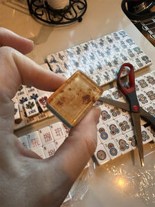 Jeu de Mahjong Américain Personnalisé en Acrylique Transparent à 4 Couches pour les Fêtes et les Cadeaux de Noël d'Entreprise, Mahjong pour les Réunions de Famille - Product Image 5