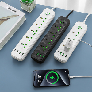 İngiltere uzatma soket ile Usb 3/4/5 genel elektrik çıkışı evrensel dalgalanma koruyucusu 3 Usb portları ile güç şeridi soket - Product Image 4