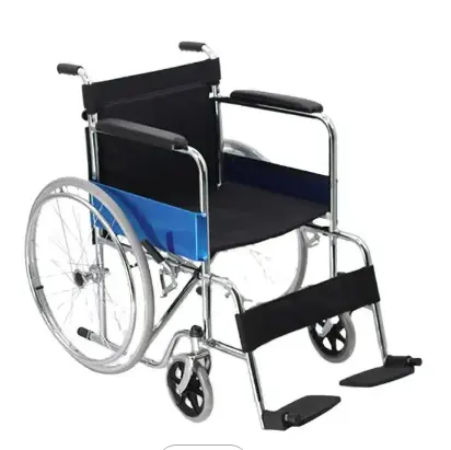접이식 경량 휠체어 저렴한 가격 공장 판매 809 스틸 휠체어 수동 경량 접이식 휠체어 가격