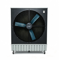 Refroidisseur d'air évaporatif à économie d'énergie 650W, mobile sur roues, à haut débit d'air, pour la production en usine, la ligne de production, le refroidissement des ateliers