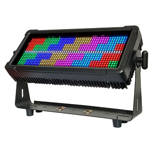 Luz Estroboscópica LED RGB + Blanca Impermeable IP65, Luz Profesional para Escenarios, Stormy 48+24 Segmentos, Control DMX512 para Exteriores, para Eventos en Vivo - Product Image 1