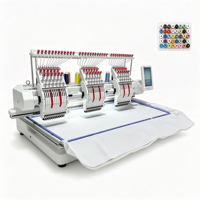 Machine à broder professionnelle pour l'industrie textile, machine à broder informatisée pour l'usine textile
