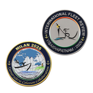Moneta Commemorativa 3D Personalizzata in Rilievo, Souvenir Perfetto per Raduni Diplomatici e Marittimi Globali - Product Image 1