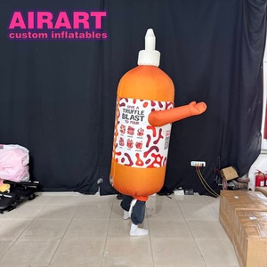 Suministramos disfraces inflables personalizados <span class=keywords><strong>con</strong></span> forma de tarro de mermelada para decoración de eventos publicitarios al aire libre. - Product Image 2