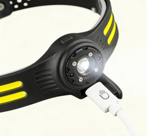 <span class=keywords><strong>Lampe</strong></span> <span class=keywords><strong>frontale</strong></span> LED moderne, bandeau réglable, design réfléchissant, ultra légère <span class=keywords><strong>pour</strong></span> <span class=keywords><strong>la</strong></span> course nocturne urbaine - Product Image 6