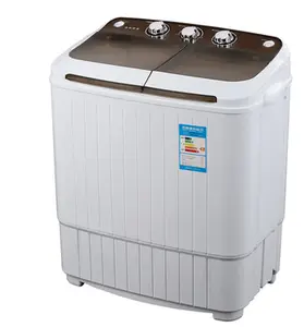 5kg Twin Tub Semi Auto mesin cuci Laundry dengan pengering. Mesin Cuci dan mesin pengering kompak dua bak