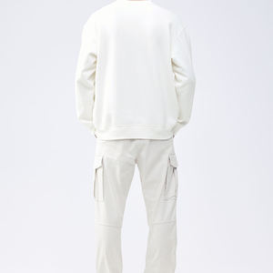 Sweat à capuche épais et épais vierge épaule tombante hommes sweat 500 460 400 Logo personnalisé français Terry sweat à capuche surdimensionné lourd - Product Image 3