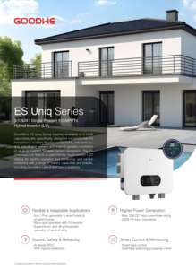 <span class=keywords><strong>Inverter</strong></span> Ibrido Goodwe GW3000/3600/5000/6000/8000/10K/12K-ES-C10 3KW 3.6KW 5KW 6KW 8KW 10KW 12KW Monofase 48V - Product Image 5