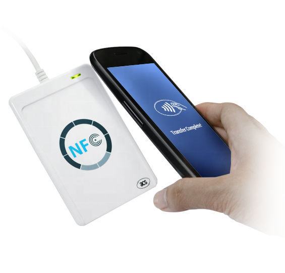 13.56MHz ACR122U NFC Reader/Writer Smart Card Contactless USB RFID Reader ABS Material 8cm Reading Distance ISO14443A Protocol