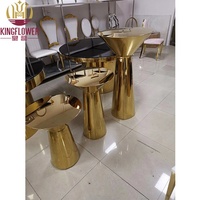 Ensemble de table de bar ronde moderne en acier inoxydable pour enfants, bar à domicile, hôtel et supermarché, usage commercial