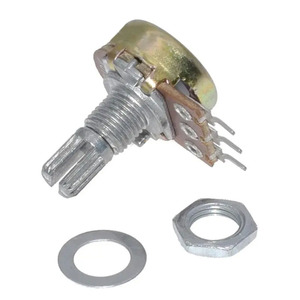 10 cái wh148 1K <span class=keywords><strong>10K</strong></span> 20K 50K 100K 500k Ohm 15mm 3pin tuyến tính Côn Quay chiết áp điện trở AG2 núm - Product Image 4