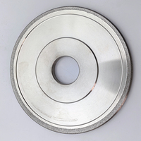 Meule diamantée à liant résineux pour affûtage d'outils de coupe en carbure, ébavurage et finition de surfaces de précision, qualité abrasive fine