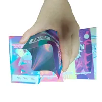 Sacs en mylar 1lb Pochettes personnalisées à fermeture éclair résistantes aux enfants pour Ca