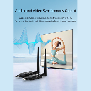 Émetteur HDMI sans fil avec 3 récepteurs, kit d'extension <span class=keywords><strong>audio</strong></span> et vidéo HDMI sans fil 1080P, <span class=keywords><strong>convertisseur</strong></span> de mise <span class=keywords><strong>en</strong></span> miroir de l'écran du PC vers la télévision - Product Image 3