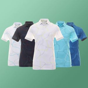 Camisa de Golf y Bádminton de Secado Rápido de Lujo para Hombre, Personalizada, de Alta Calidad, con Estampado Digital de Balones Deportivos - Product Image 1