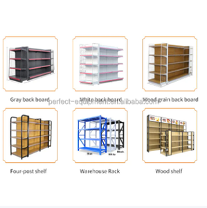 Estanterías <span class=keywords><strong>de</strong></span> Exhibición <span class=keywords><strong>de</strong></span> Acero <span class=keywords><strong>de</strong></span> Doble Cara para Supermercados, Resistentes, Tipo Góndola, para Tiendas Minoristas - Product Image 5