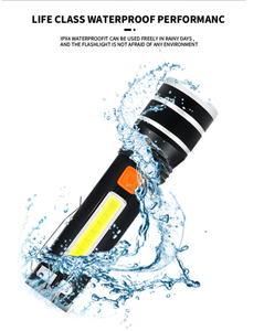 Nhà máy nóng bán nhôm P50 Type-<span class=keywords><strong>C</strong></span> phí Zoomable đèn pin chống thấm nướ<span class=keywords><strong>c</strong></span> tầm xa độ sáng cao ngọn đuố<span class=keywords><strong>c</strong></span> cho ngoài trời - Product Image 2