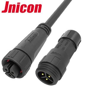 Jnicon M16 Push Chiusura Impermeabile <span class=keywords><strong>12</strong></span> <span class=keywords><strong>Volt</strong></span> 3pin Elettrica Presa di Corrente <span class=keywords><strong>Connettori</strong></span> - Product Image 5