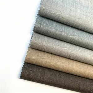 colorful solid woven twill polyester rayon uniform fabric for suit