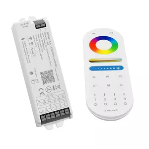 Led Strip Tuya Wifi Smart Controller Rgbct 12V 24V 15a 2.4G Rf Draadloze Afstandsbediening Blue Tooth Voice Control Alexa Google Assistance