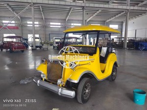 Carrito de Golf Eléctrico de Estilo Vintage para Turismo con Motor de 5KW y Batería de Litio para Hoteles, Resorts y Playas - Product Image 5