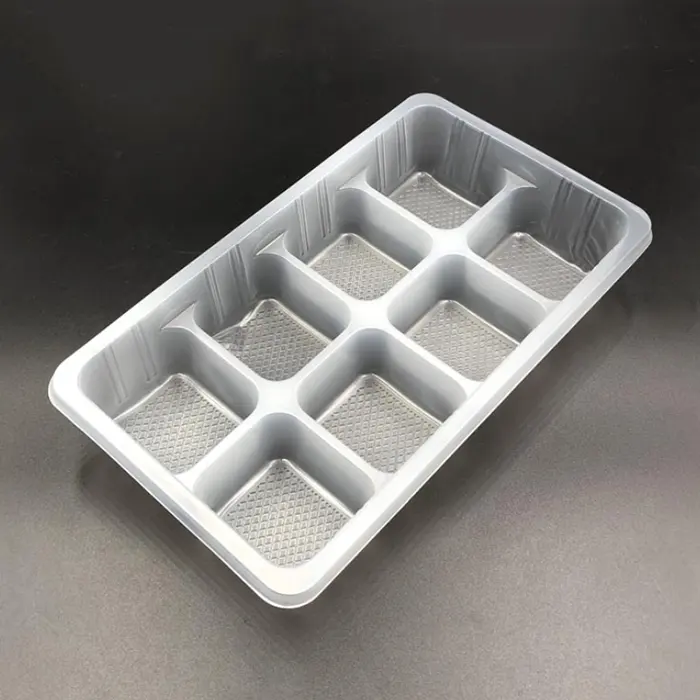 プラスチックPP冷凍餃子食品使い捨てブリスタートレイパック深センサプライヤー分割