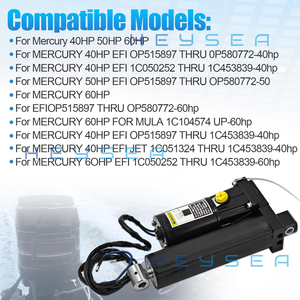 Gruppo Trim Elettrico Compatibile OEM 8M0055011 |   Per motori marini Mercury/MerCruiser/Quicksilver 30/35/40/50/60HP a 4 tempi - Product Image 6