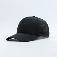 Maßgefertigte Sportliche Wasserdichte 6-Panel Baseballkappe Atmungsaktive Golfmützen