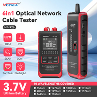 Medidor de Potencia Óptica Multifuncional Profesional NF-926, 10 Longitudes de Onda, Escáner de Cables OPM, Probador de Red, Prueba de Continuidad