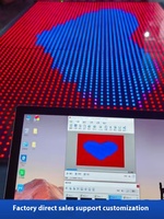 Luz de Haz para Pista de Baile RGB Impermeable IP65 C64, Pixel LED de Animación para Escenario, Carrusel DMX512 para Fiestas Disco
