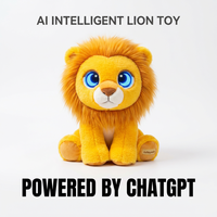 Peluche IA ChatGPT Lion Doré avec Yeux LED Intelligents, Reconnaissance Vocale, Plus de 60 Langues, Cadeau pour Enfants, Faible MOQ, OEM ODM Disponibles, Cuteyeah PP