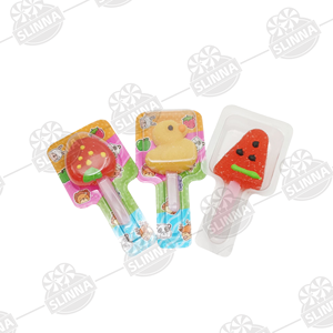 Dulces Halal, Piruletas de Goma con Sabor a Sandía, <span class=keywords><strong>Fresa</strong></span> y Frutas Mixtas, Golosinas Masticables para Niños, Caja de Dulces al por Mayor - Product Image 4
