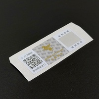 Impression lenticulaire Code QR et numéro de série Autocollant holographique 3D Autocollant personnalisé Étiquette holographique de sécurité