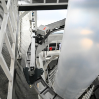 Machine de soufflage de film plastique à 3 couches avec contrôle intelligent ABC pour l'industrie de l'emballage