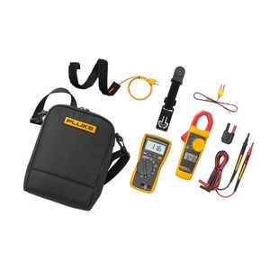 ชุดเครื่องมือวัดแบบรวม Fluke 116 323 มัลติมิเตอร์ แคลมป์มิเตอร์ สำหรับงาน HVAC วัดแรงดันไฟฟ้ากระแสตรงและกระแสสลับ 400A ไมโครแอมป์ พร้อมเซ็นเซอร์ตรวจจับเปลวไฟ - Product Image 1