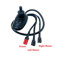 Contrôleur de moteur double 2P 1-vers-2, pour deux moteurs brossés 350W 24V, pour fauteuil roulant électrique, trottinette électrique, voiturette de golf